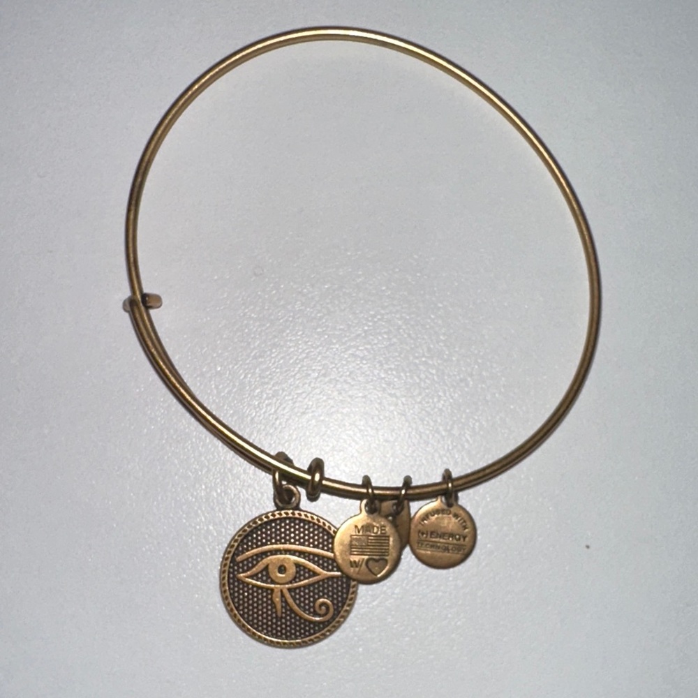 Alex and Ani Eye of Horus charm bangle